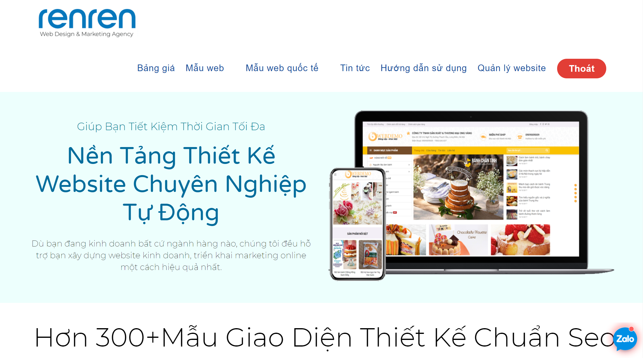 Thiết kế website cho spa uy tín hàng đầu Tp.HCM