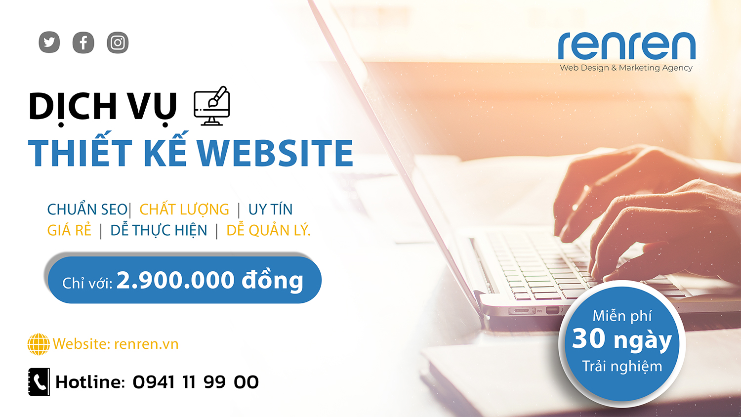 Người khởi nghiệp nên cần Thiết kế website