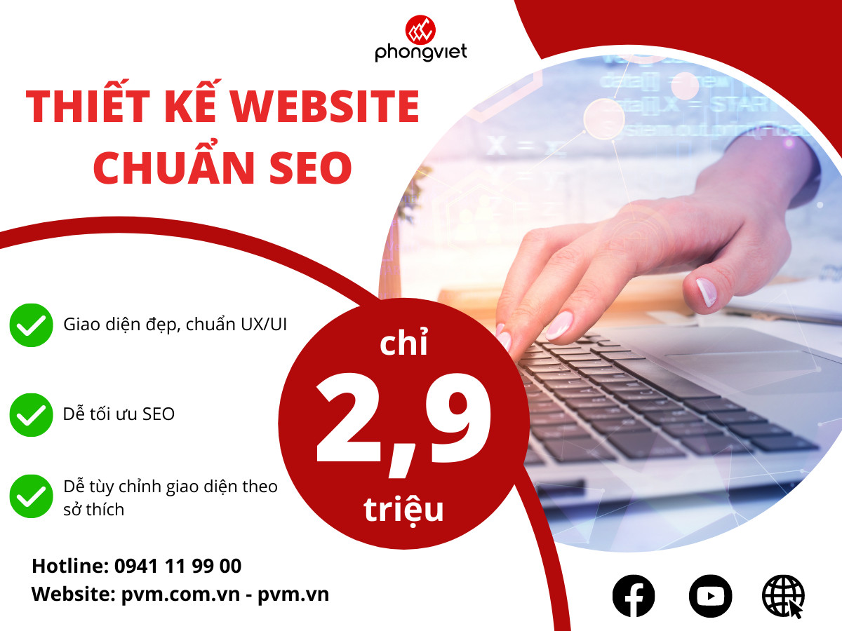 Thiết kế website bán hàng chuyên nghiệp, giá rẻ hàng đầu tại Tp HCM 