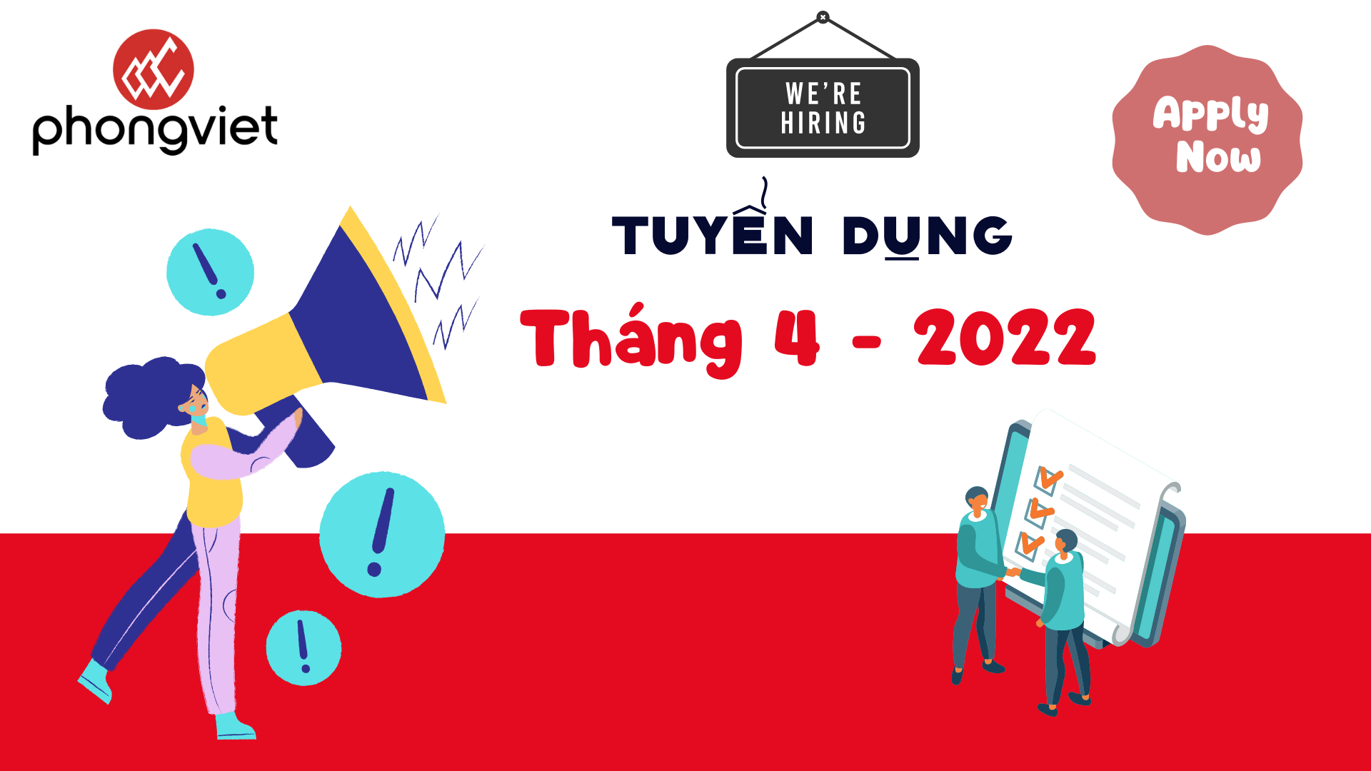 Tuyển Dụng Tháng 4 – 2022