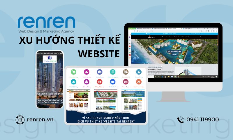 XU HƯỚNG THIẾT KẾ WEBSITE