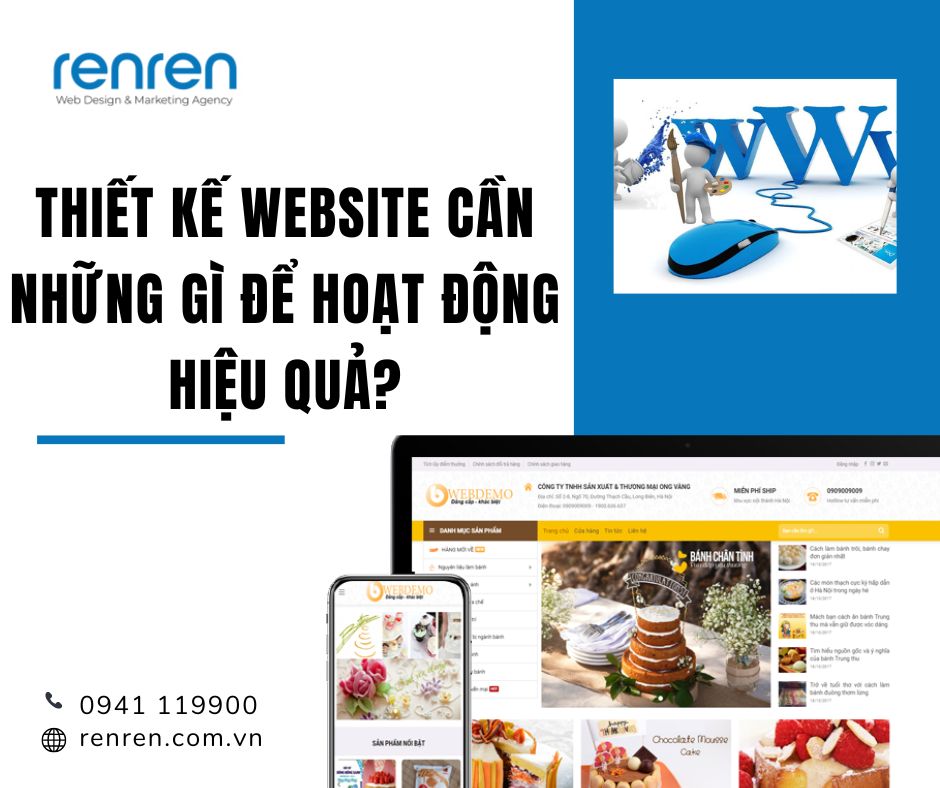 Thiết kế website cần những gì để hoạt động hiệu quả?