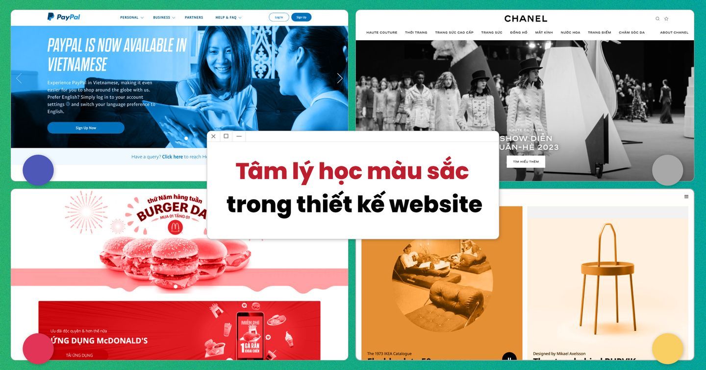 Tâm lý học màu sắc trong Marketing: Vai trò và các bước giúp thương hiệu gia tăng tỷ lệ mua hàng qua Website