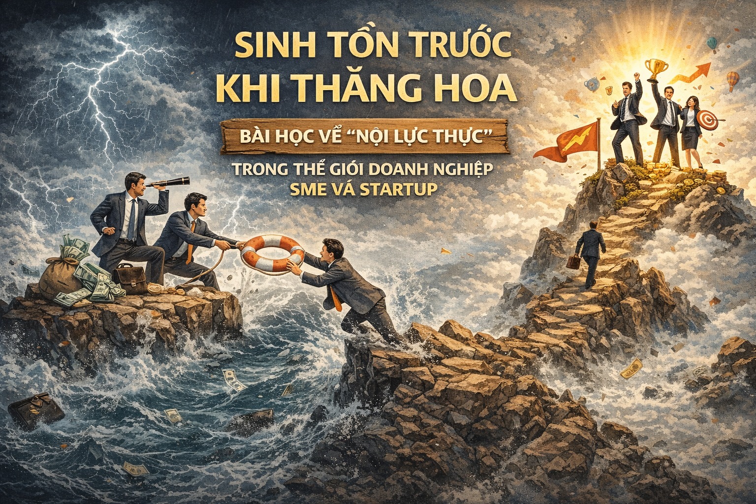 SINH TỒN TRƯỚC KHI THĂNG HOA: BÀI HỌC VỀ “NỘI LỰC THỰC” TRONG THẾ GIỚI DOANH NGHIỆP SME VÀ STARTUP